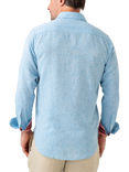 KOY Linen Blend Shirt, Light Blue