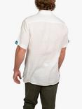 KOY Short Sleeve Linen Shirt, White White