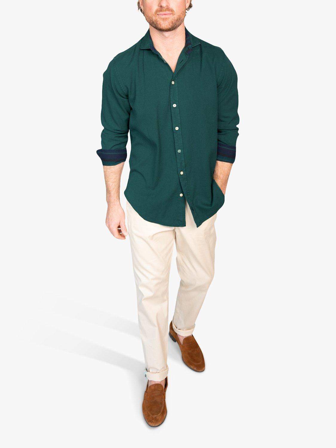 Product image 3 of 8, which shows KOY Kikoy Cotton Shirt, Dark Green, S