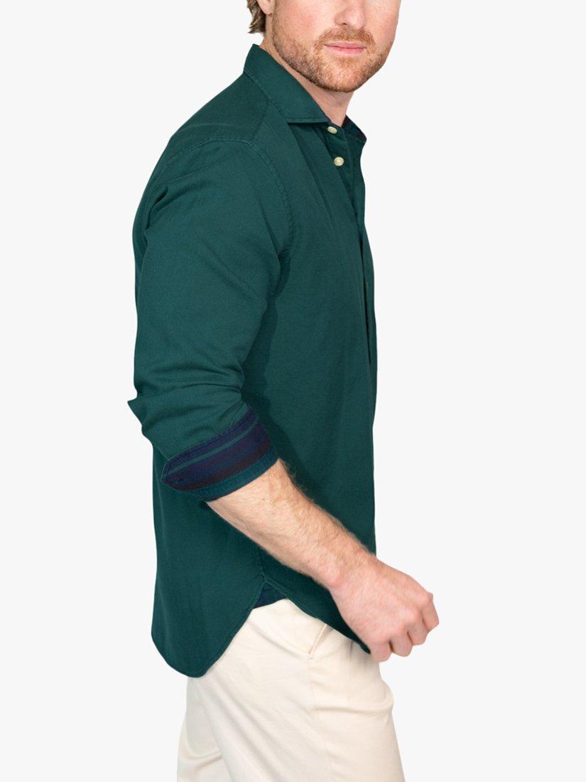 Product image 5 of 8, which shows KOY Kikoy Cotton Shirt, Dark Green, S