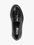 Dune London Garda Leather Loafers, Black