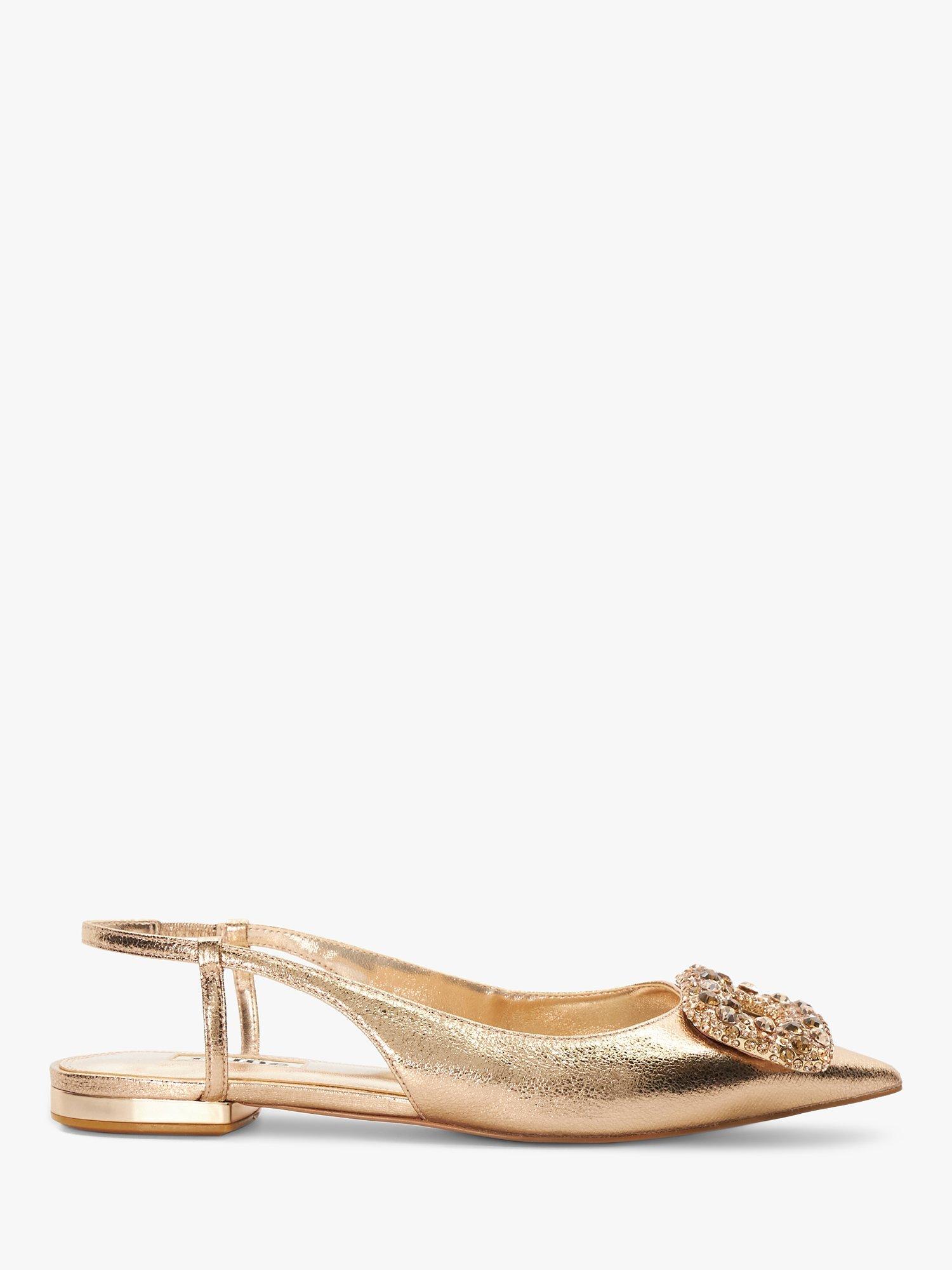 Dune London Habriela Slingback Pumps, Rose Gold
