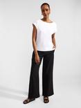 Hobbs Lynn Tailored Linen Wide Leg Trousers