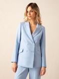 Ro&Zo Double Breasted Blazer, Blue