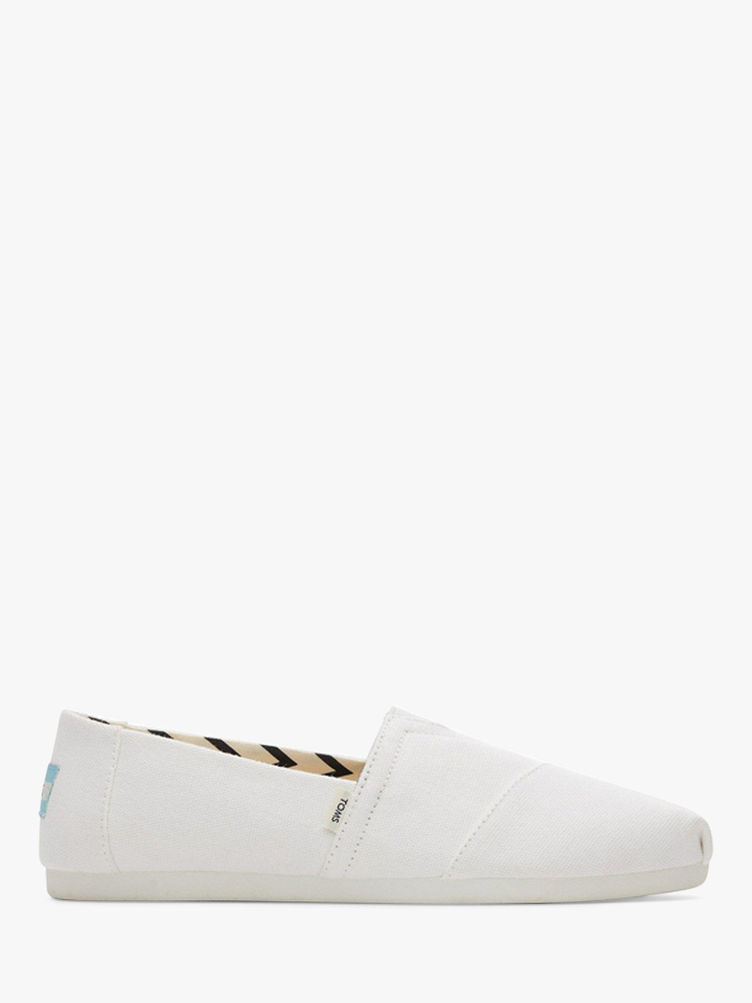 Product image 1 of 5, which shows TOMS Alpargata Espadrille Shoes, White, 4
