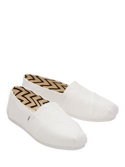TOMS Alpargata Espadrille Shoes - view 2, White