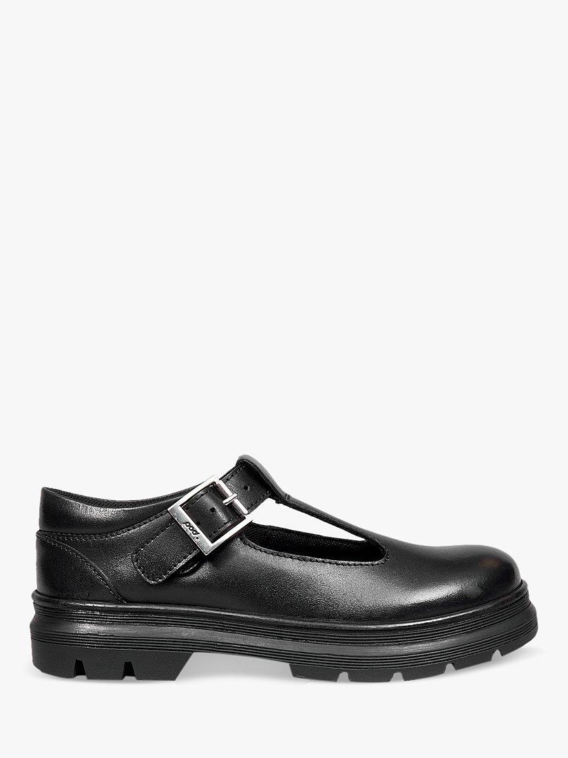 Pod Kids' Emilie T-Bar Buckle Shoes, Black