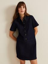 Phase Eight Geneve Denim Dress, Blue