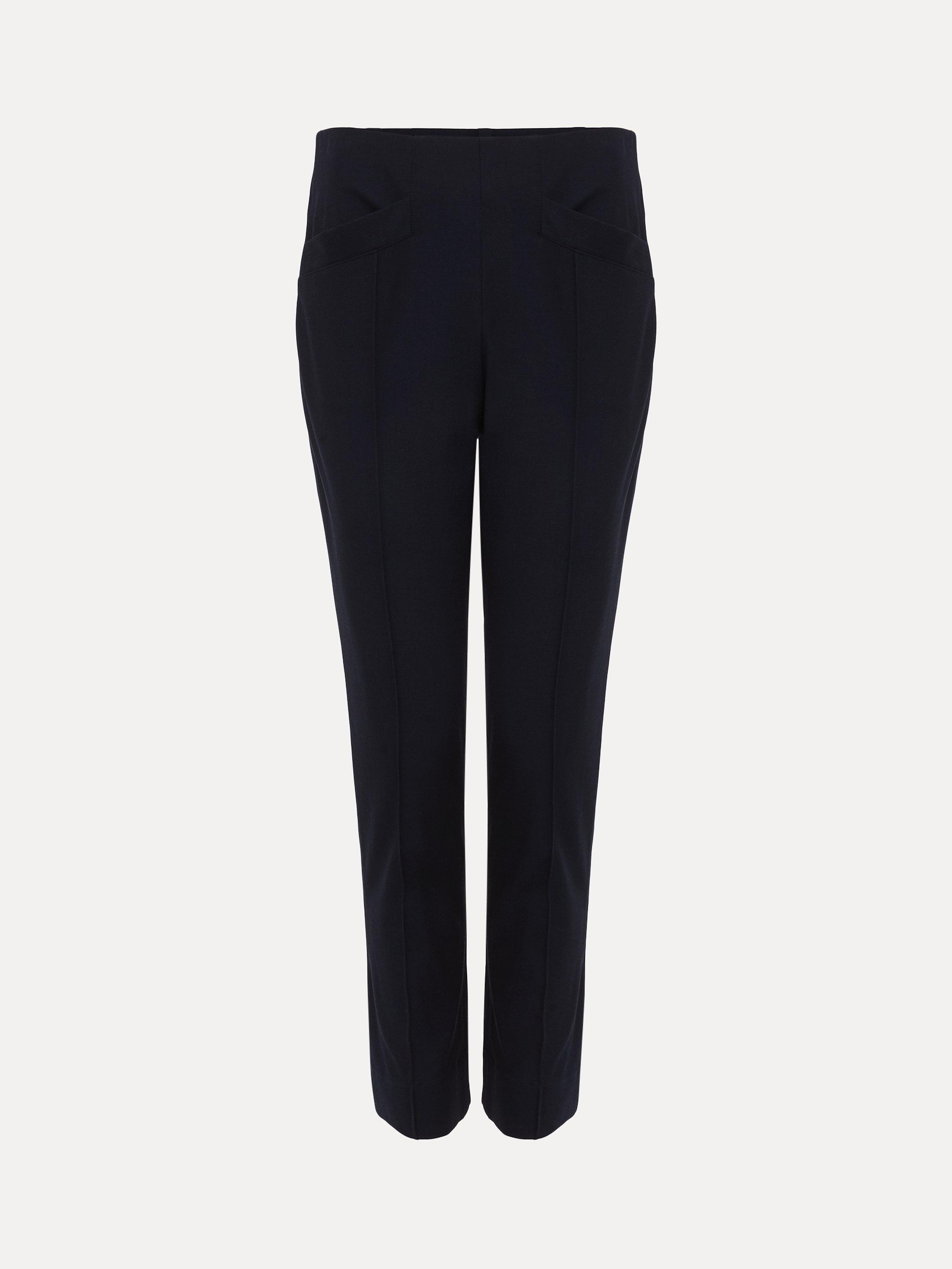 Phase Eight Miah Stretch Capri Trousers, Navy, 8