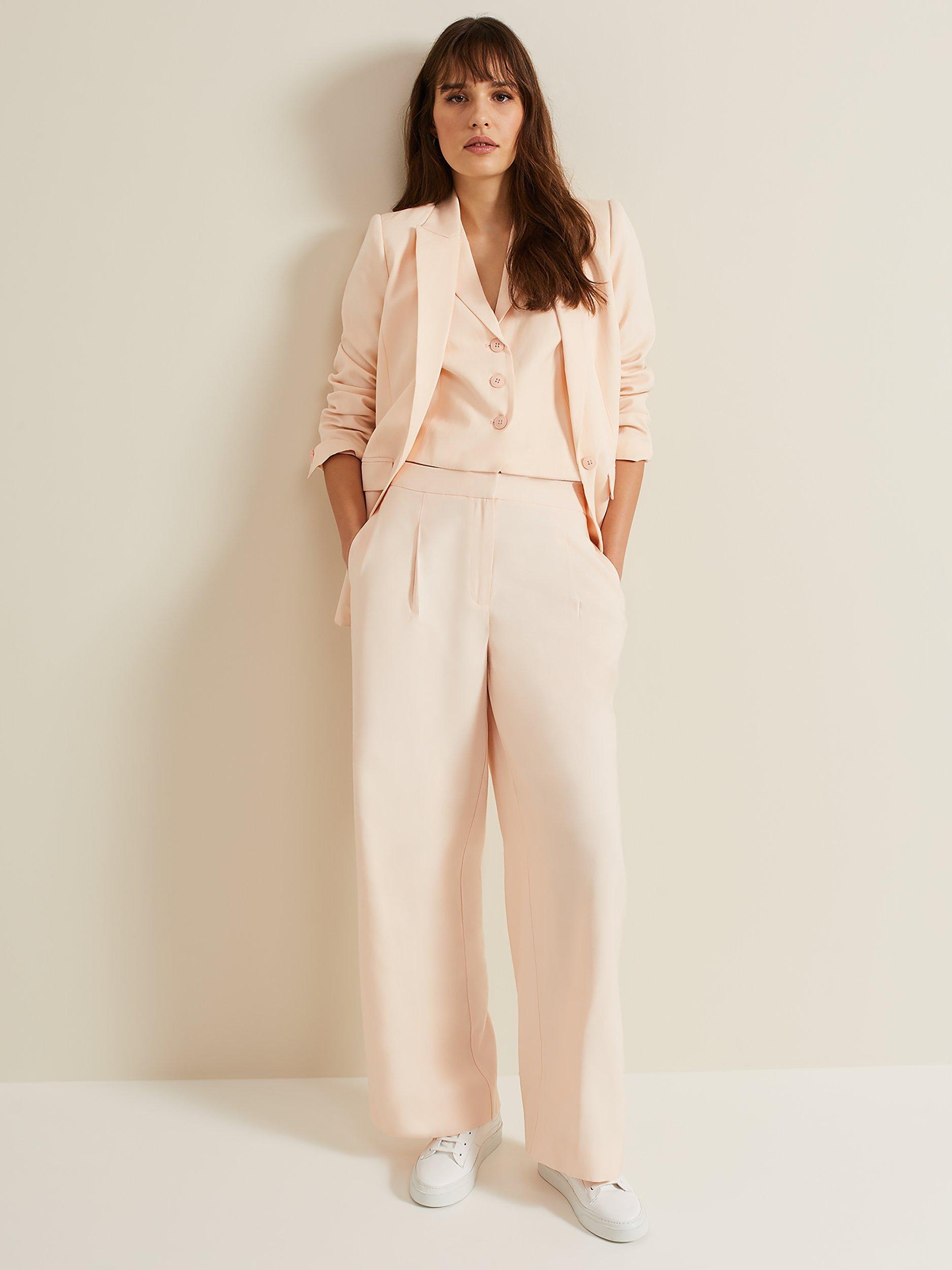 Product image 8 of 9, which shows Phase Eight Bianca Waistcoat, Peach, 18