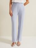 Phase Eight Alexis Pleat Waistband Suit Trousers, Pale Blue