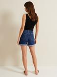 Phase Eight Denise Denim Shorts, Mid Wash Blue