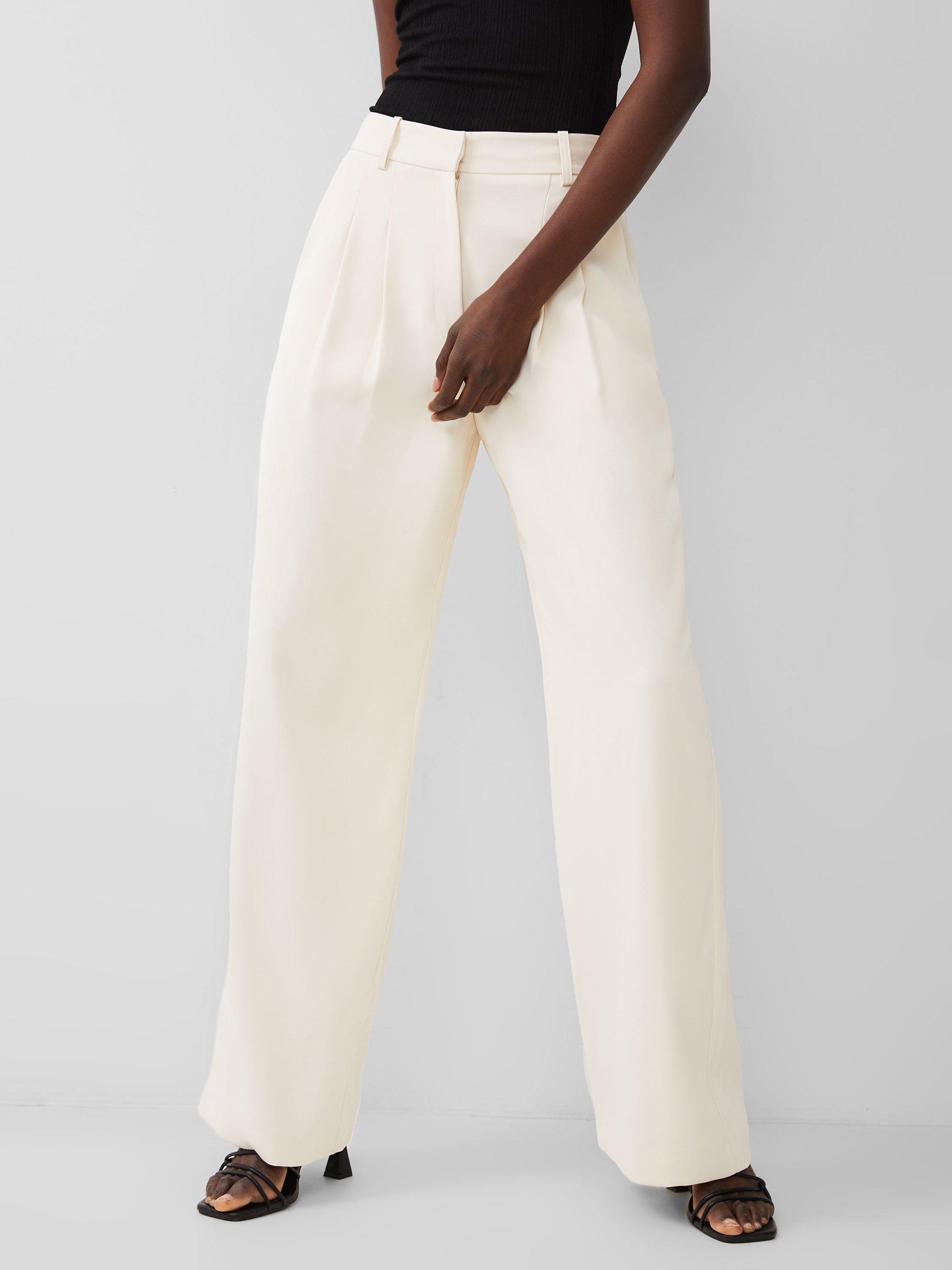 Product image 2 of 4, which shows French Connection Harrie Suit Trousers, Classic Cream, 6