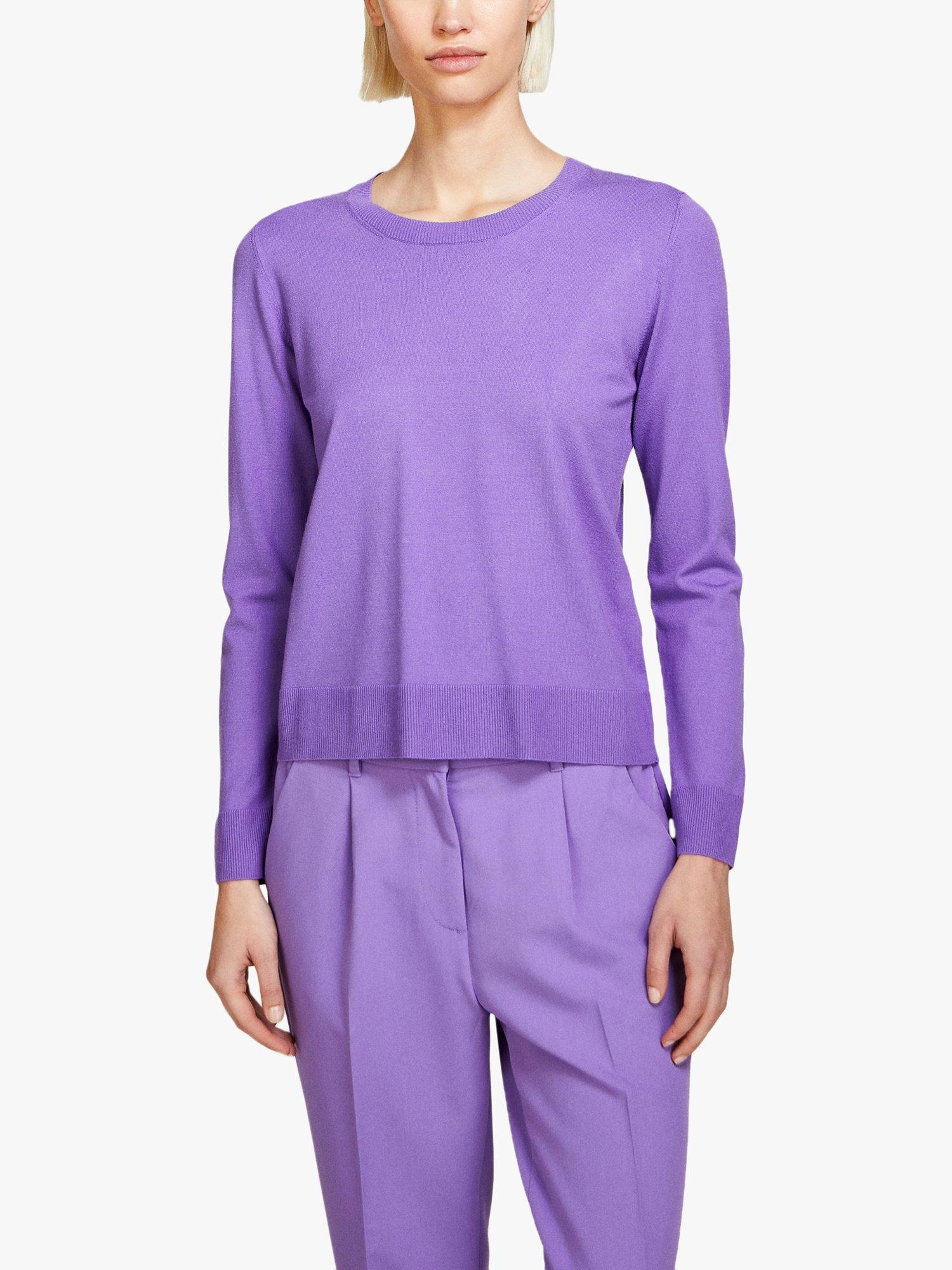 SISLEY Crew Neck Jumper, Violet