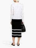 SISLEY Cotton Blend Long Sleeve Jersey T-Shirt