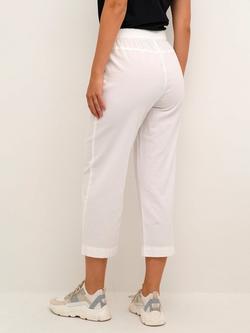KAFFE Naya Cropped Trousers - view 2, Chalk