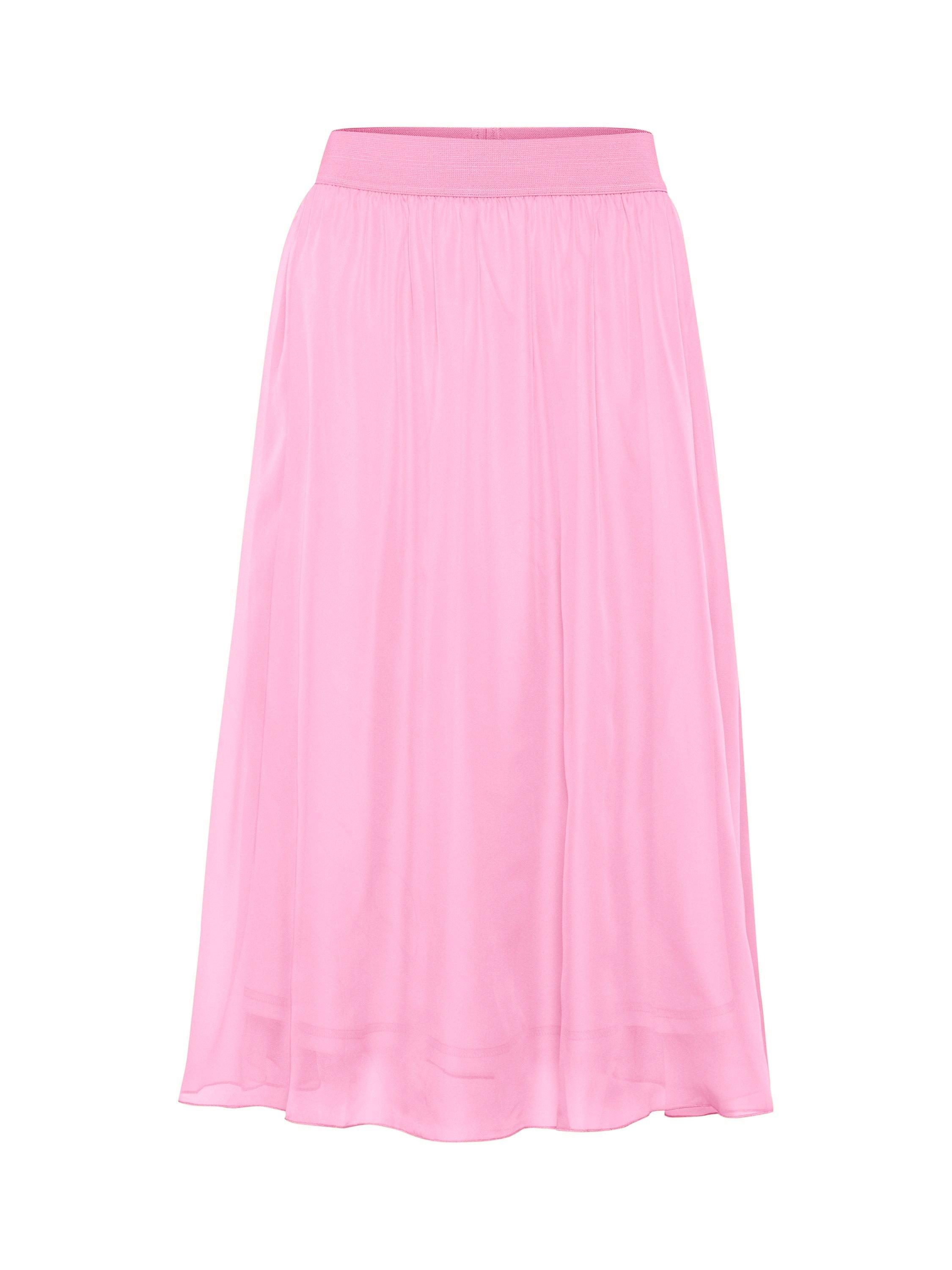 Saint Tropez Chiffon Midi Skirt, Bonbon, M