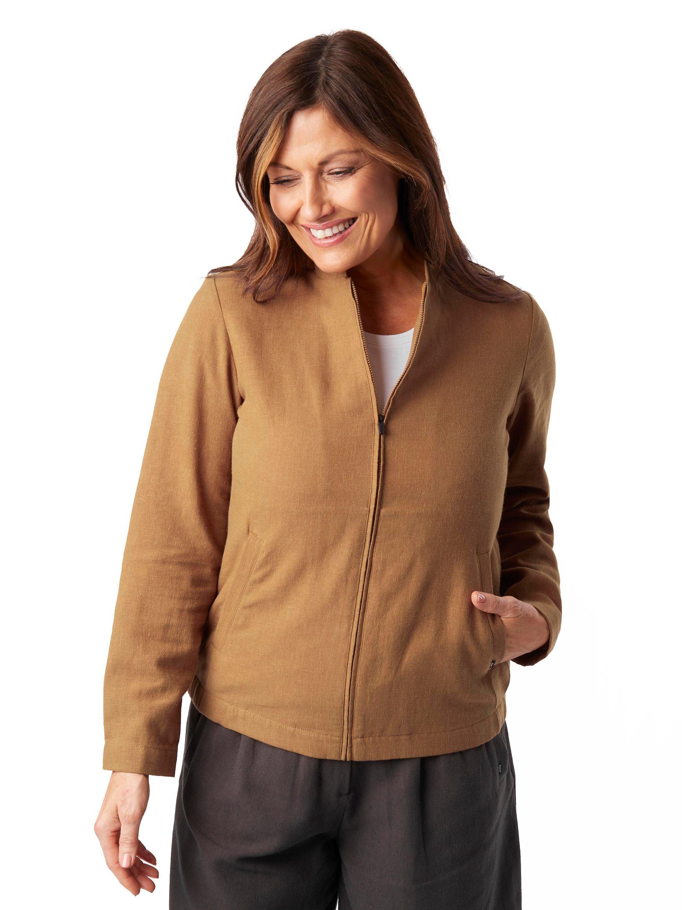 Rohan Lightweight Brisa Linen Blend Jacket, Desert Ochre, M