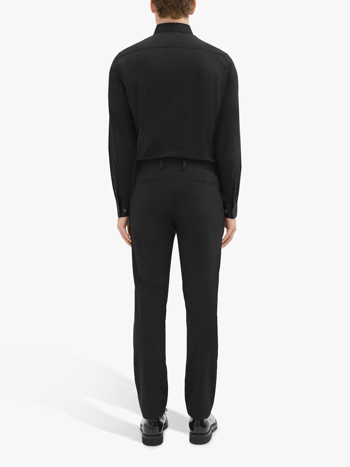 Product image 2 of 4, which shows Theory Zaine Tailored Trousers, Black, 32R