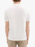 Theory Bron Cosmos Slub Cotton Polo Shirt, White