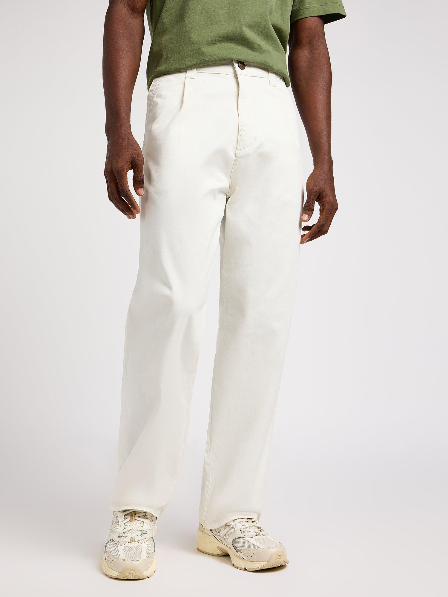 Lee Cotton Blend Workwear Chinos, Ecru