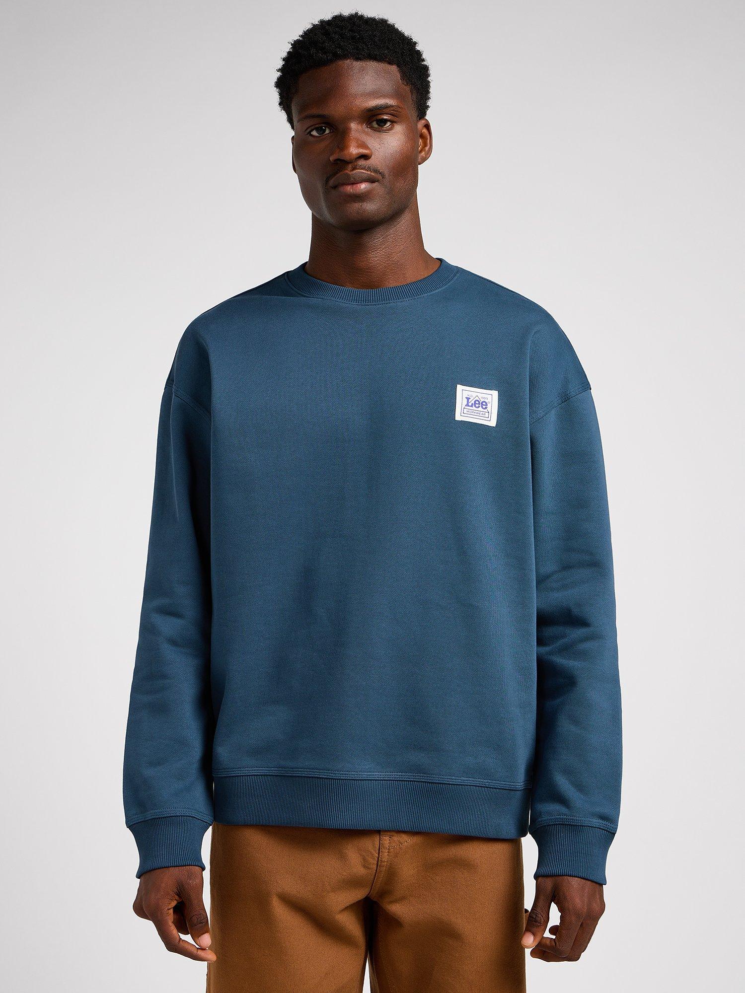 Lee Workwear Jumper, Drama Blue