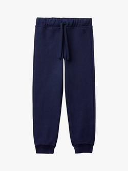 Benetton Kids' Cotton Joggers, Night Blue