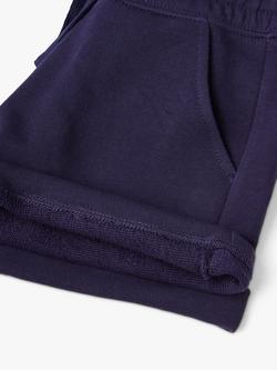 Benetton Kids' Organic Cotton Sweat Shorts - view 2, Night Blue