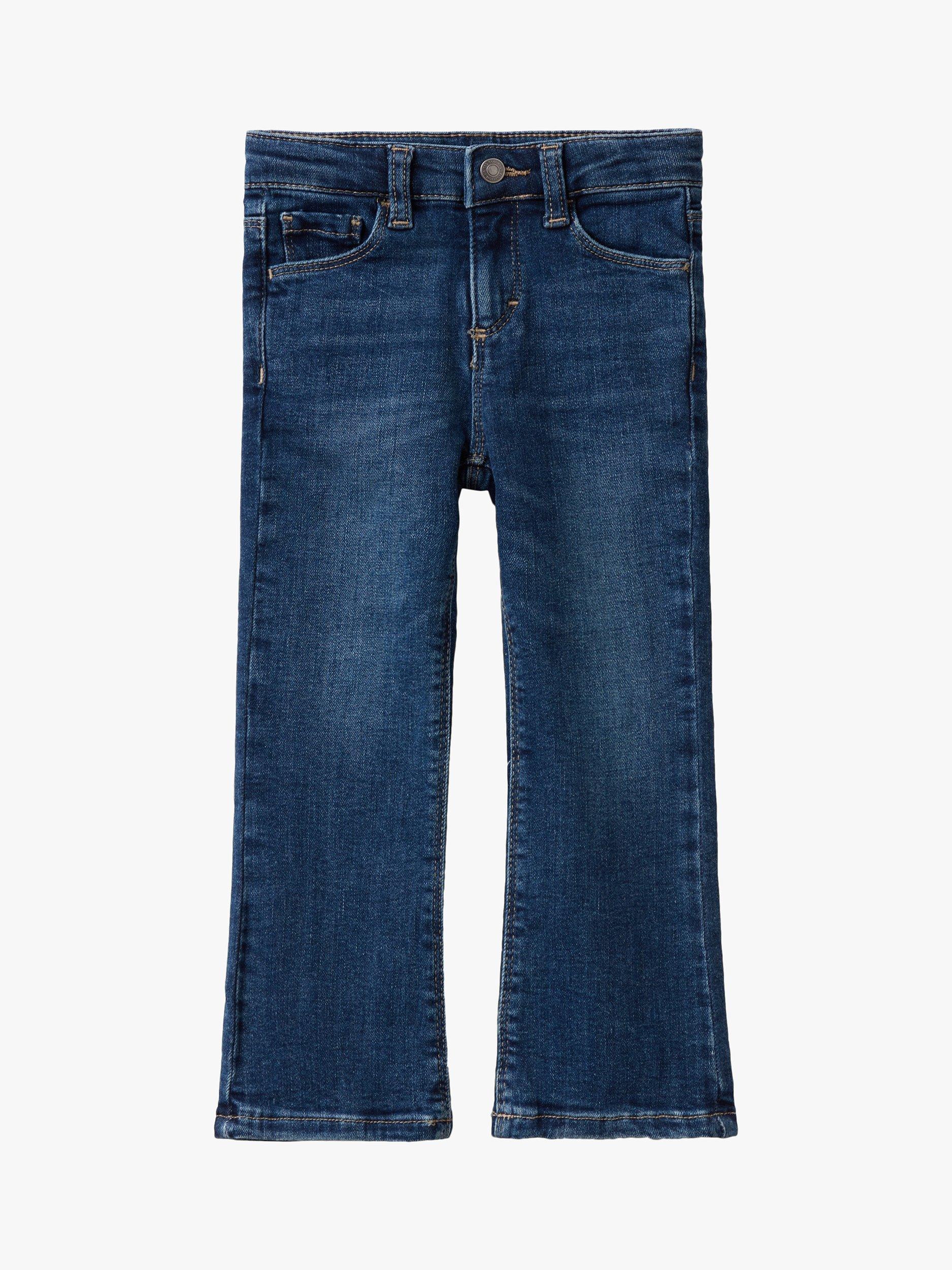 Benetton Kids' Stretch 5 Pocket Jeans, Denim Blue