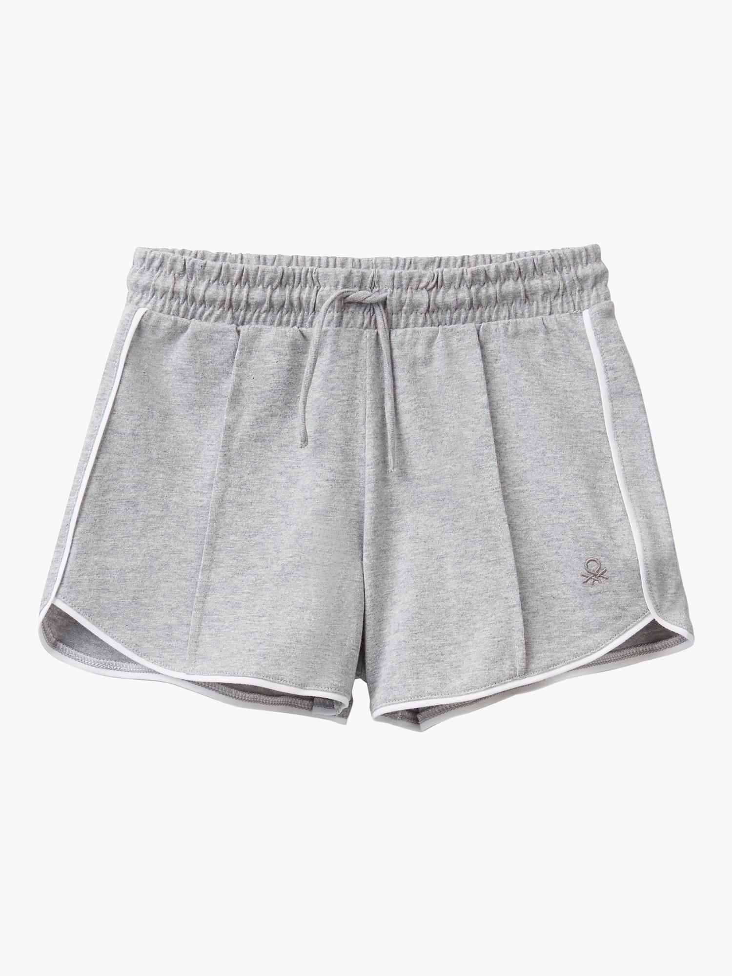 Benetton Kids' Sweat Shorts, Medium Melange Grey