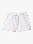 Benetton Kids' Organic Cotton Sweat Shorts, Optical White