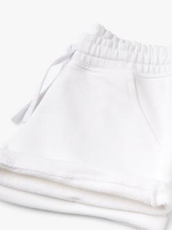 Benetton Kids' Organic Cotton Sweat Shorts - view 2, Optical White