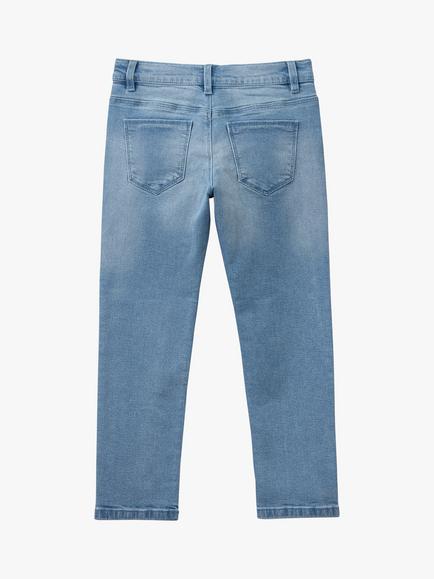 Benetton Kids' Britney Slim Fit Jeans - view 2, Blue