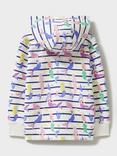 Crew Clothing Kids' Mermaid Hoodie, White/Multi