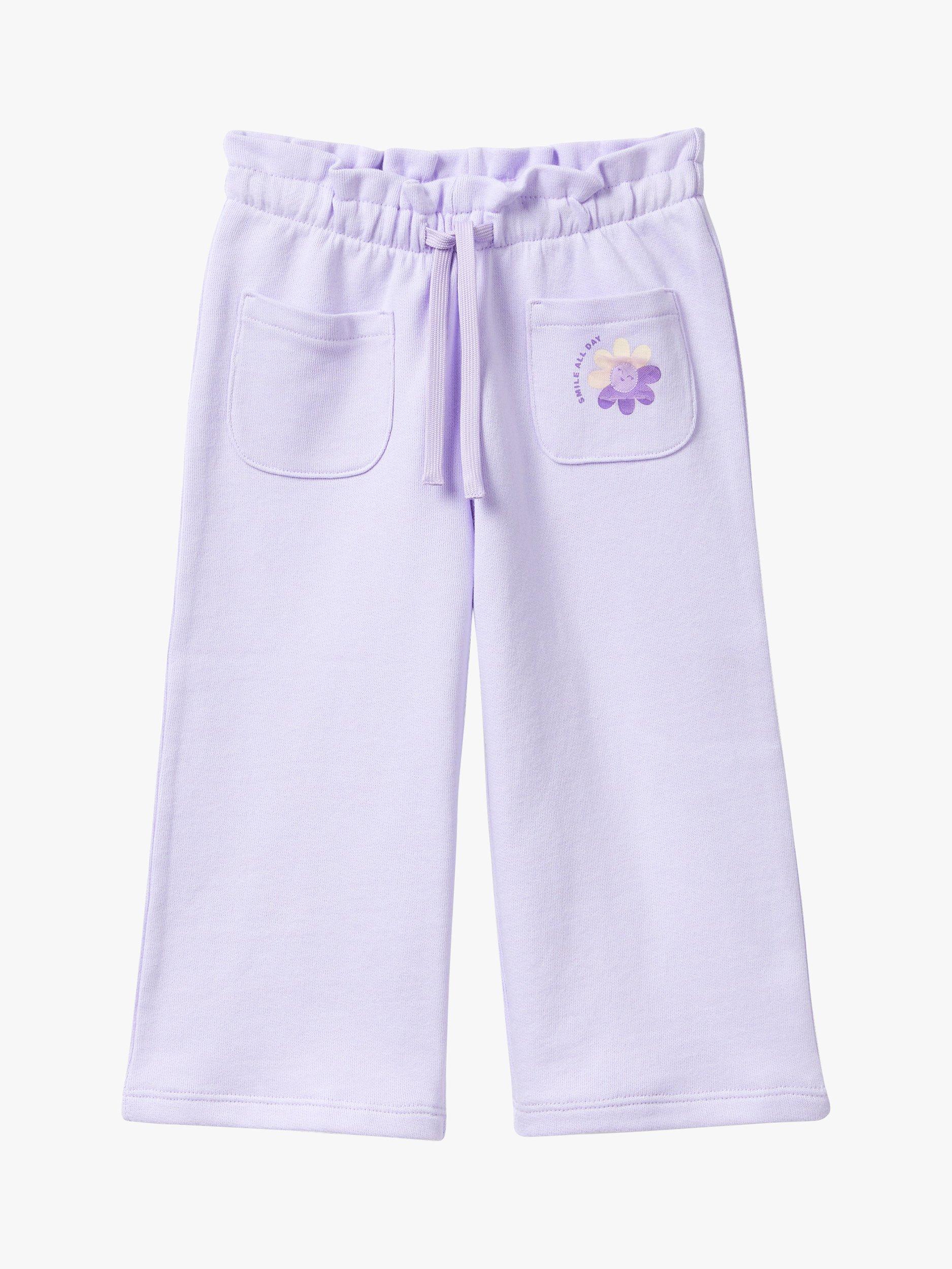 Benetton Kids' Floral Pocket Fleece Joggers