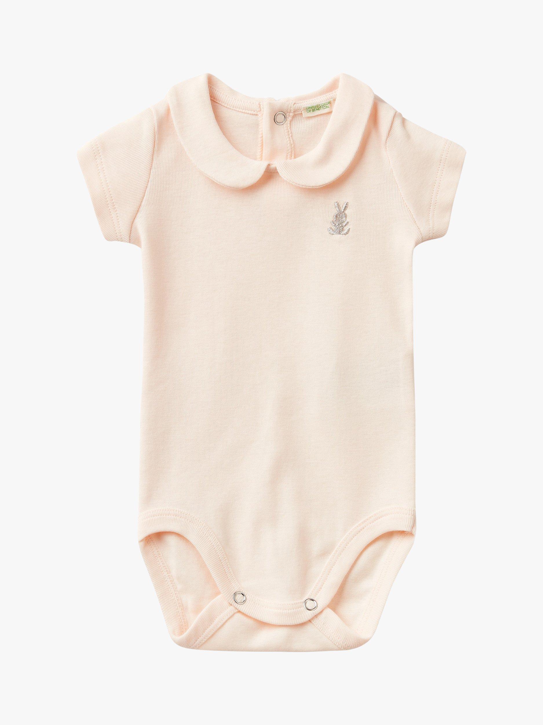 Benetton Baby Collared Cotton Bodysuit