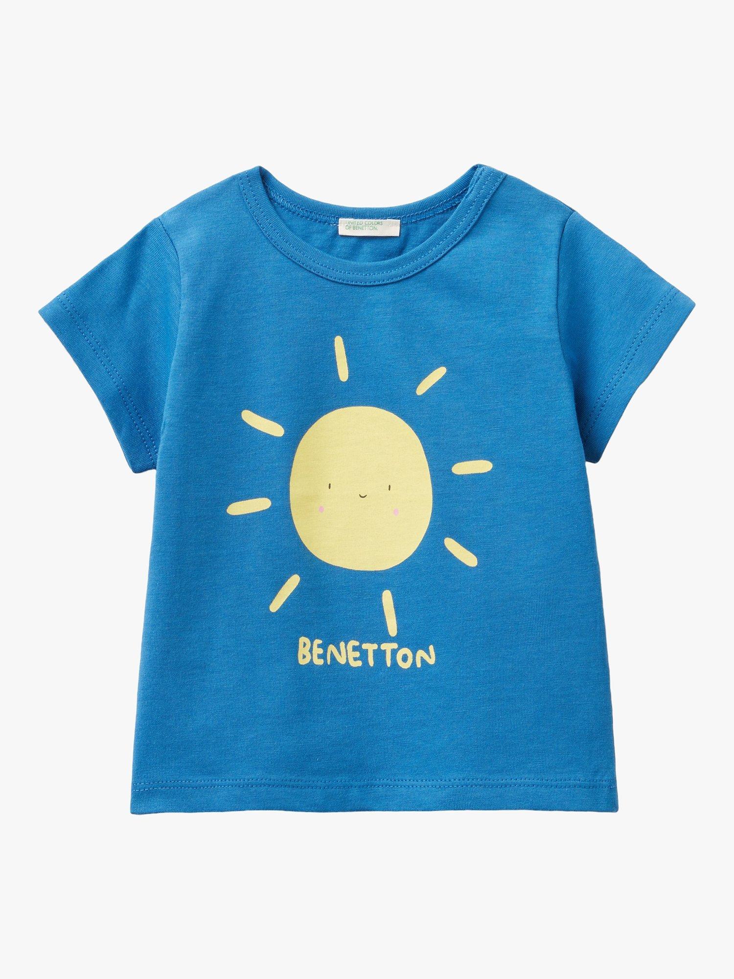 Benetton Baby Sun Print T-Shirt, Bluette
