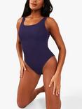 Accessorize Crinkle Swimsuit, Navy