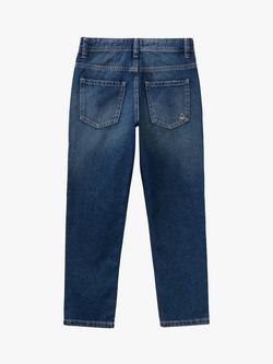 Benetton Kids' Straight Leg Jeans - view 2, Blue