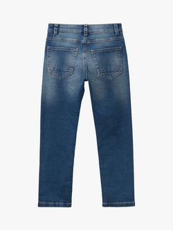 Benetton Kids' Five Pocket Style Elvis Slim Jeans - view 2, Dark Blue