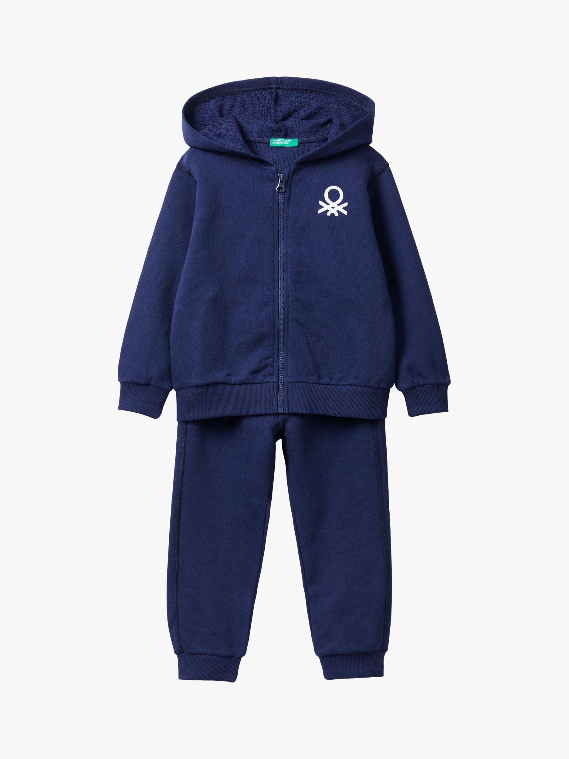 Benetton Kids' Fleece Tracksuit, Night Blue