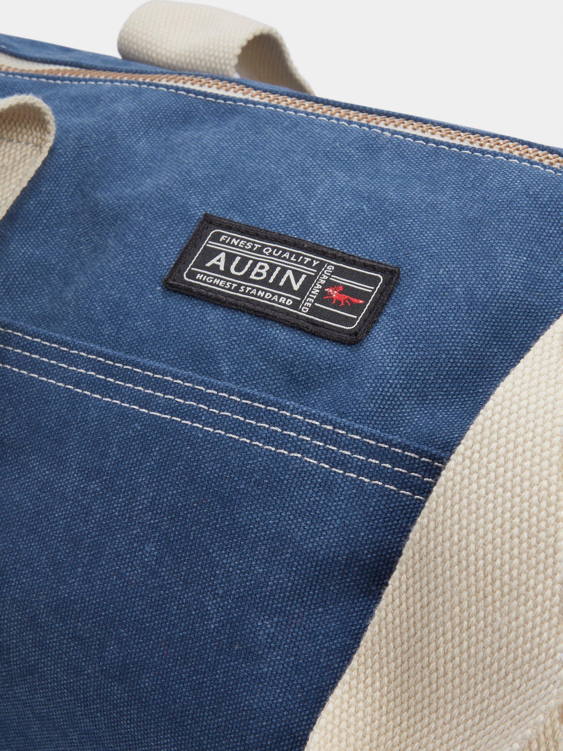 Product image 4 of 5, which shows Aubin Ashfield Holdall Canvas Bag, Blue
