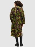 AllSaints Daneya Camo Parka Jacket, Khaki Green