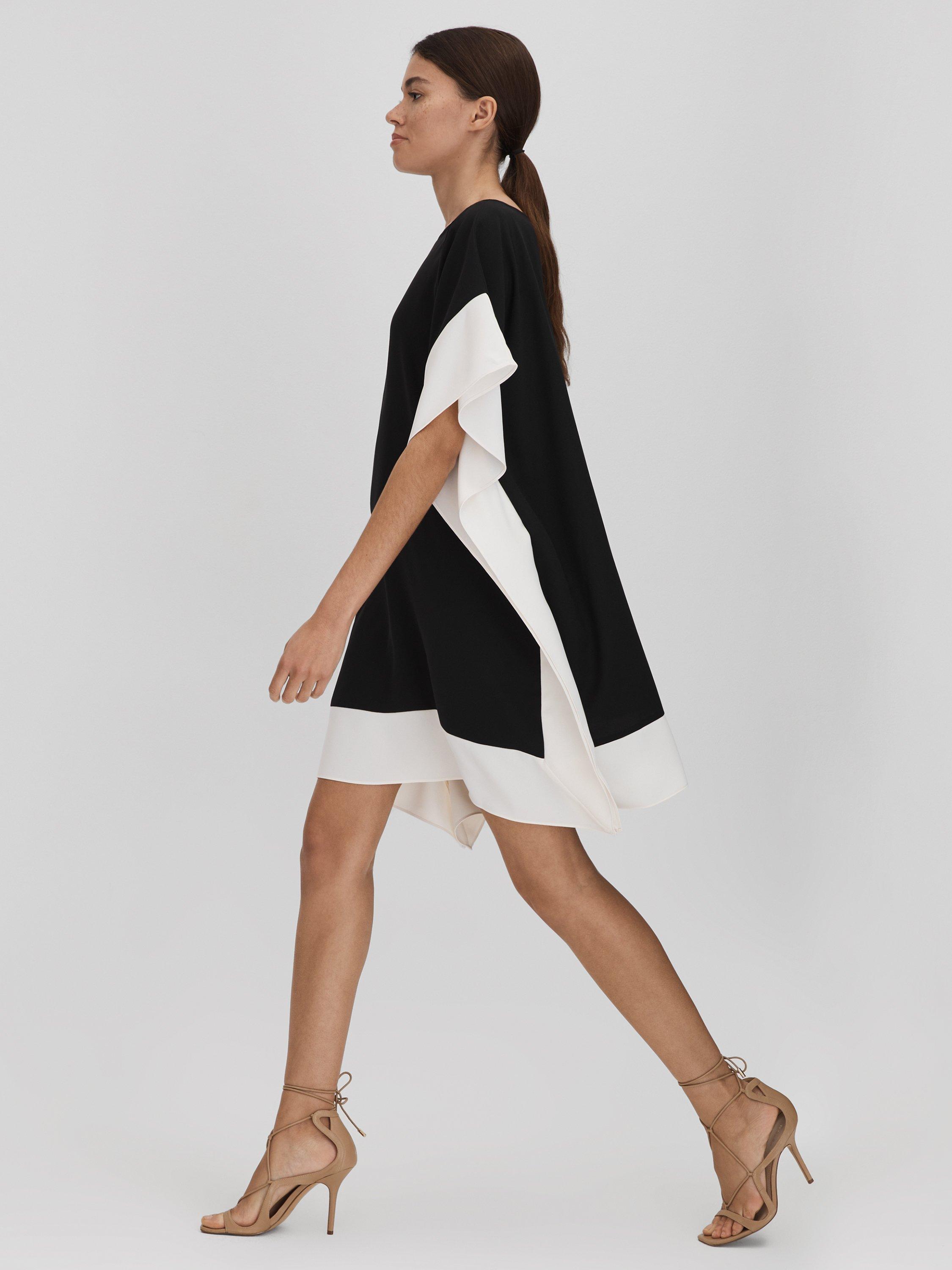 Eileen fisher block print dress sale