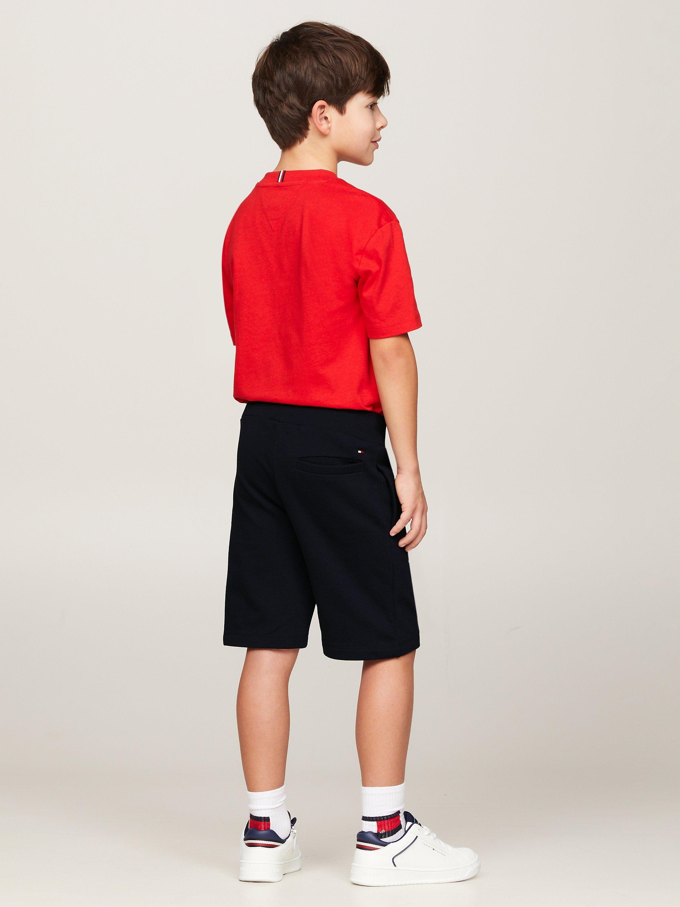 Tommy Hilfiger Kids' Essential Sweat Shorts, Desert Sky, 3 years