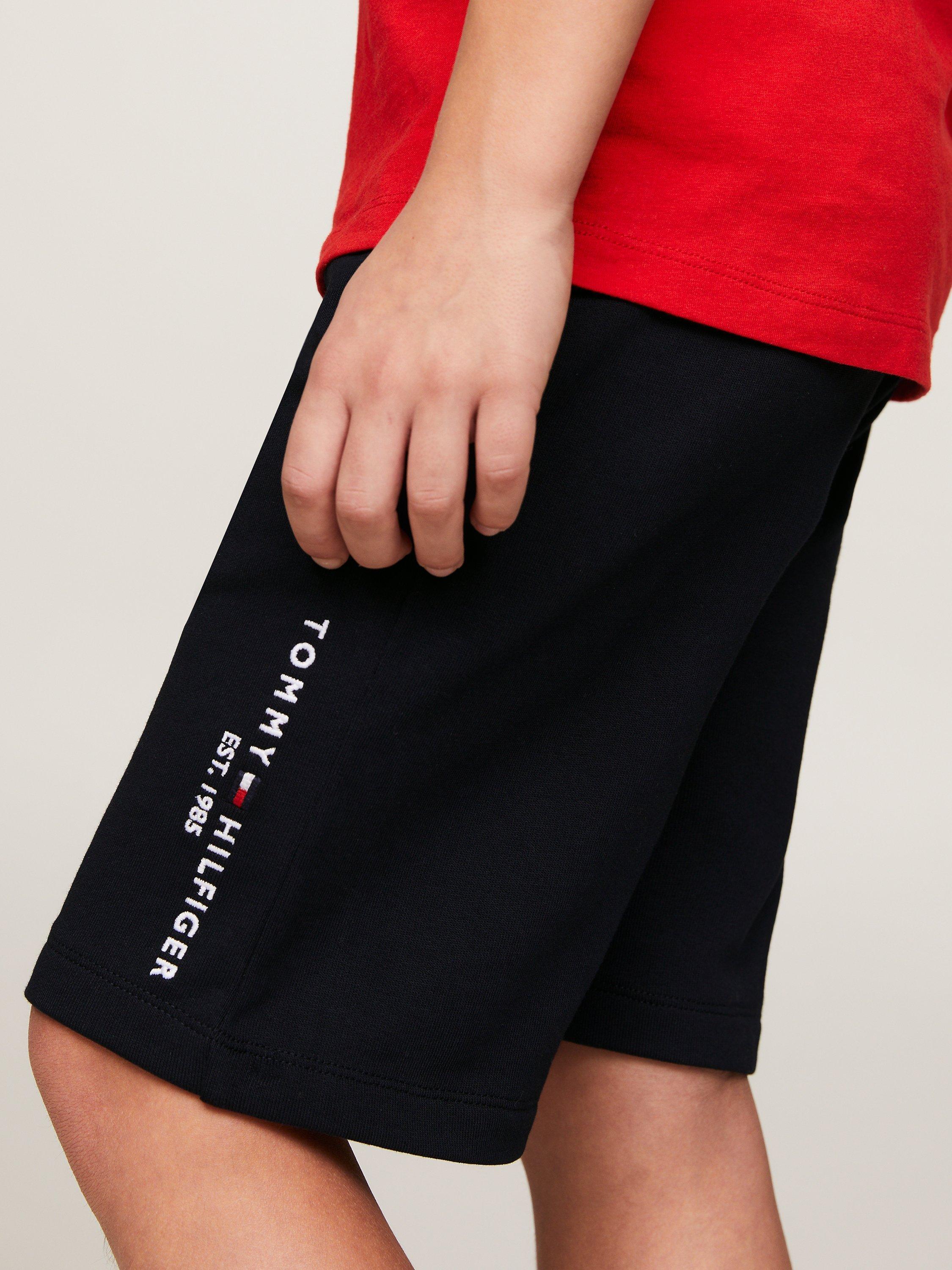 Tommy Hilfiger Kids' Essential Sweat Shorts, Desert Sky, 3 years