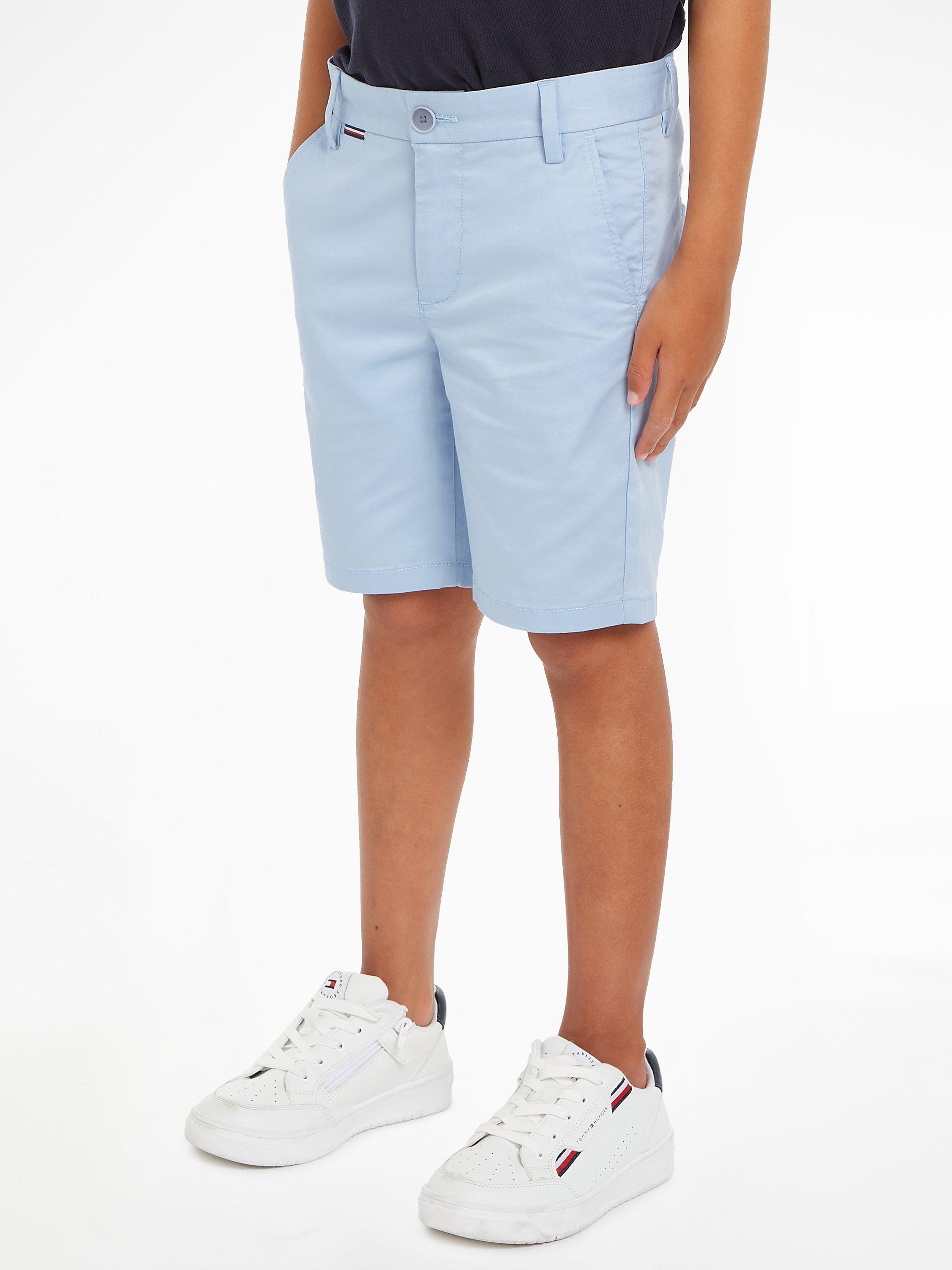 Tommy Hilfiger Kids' 1985 Chino Shorts, Breezy Blue