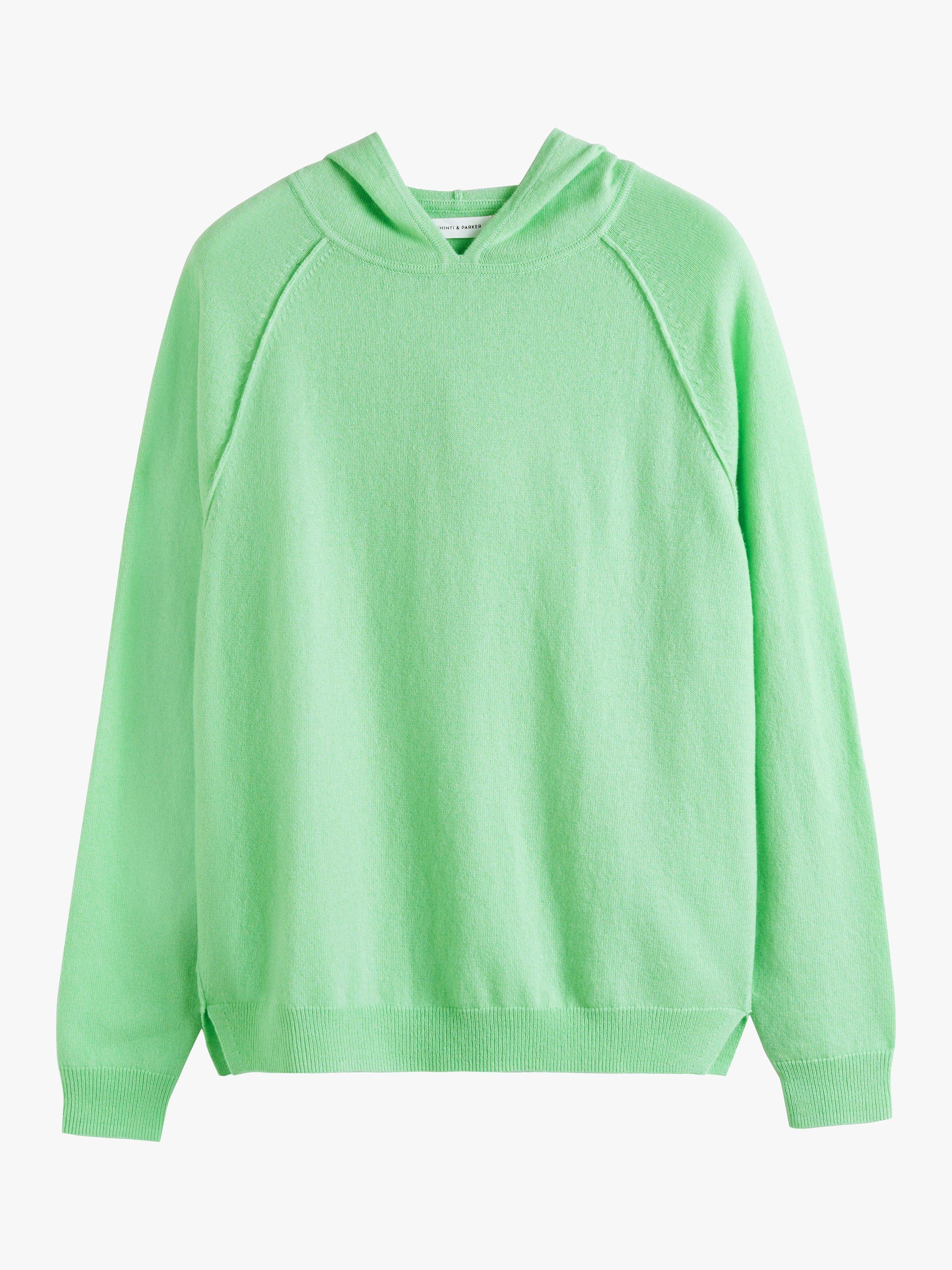 Chinti Parker Boxy Wool Rich Hoodie Mint Green