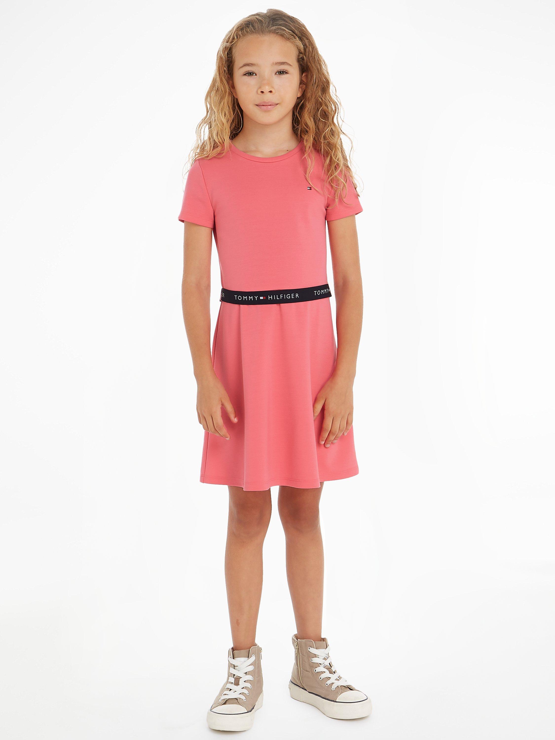 Pink tommy hilfiger dress deals