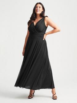 Scarlett & Jo Nancy Marilyn Maxi Dress, Solid Black